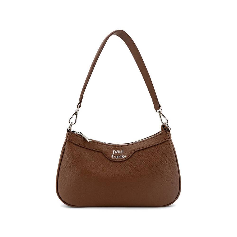 NEW SAGE & CLARE women's downtown pf shoulder bag in dark brown